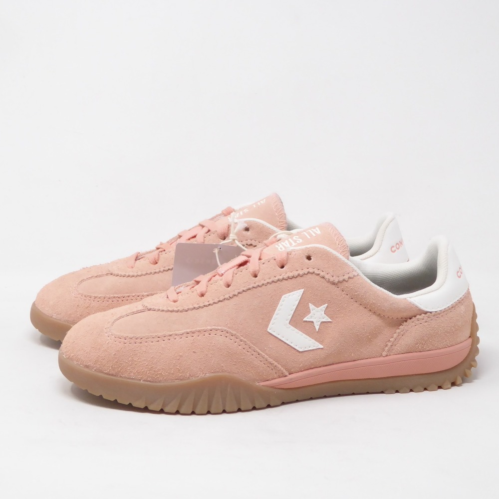Converse Women Run Star Trainer Sneaker Flamingo Pink Suede Gum Sole A11506C 6.5 - Picture 4 of 9